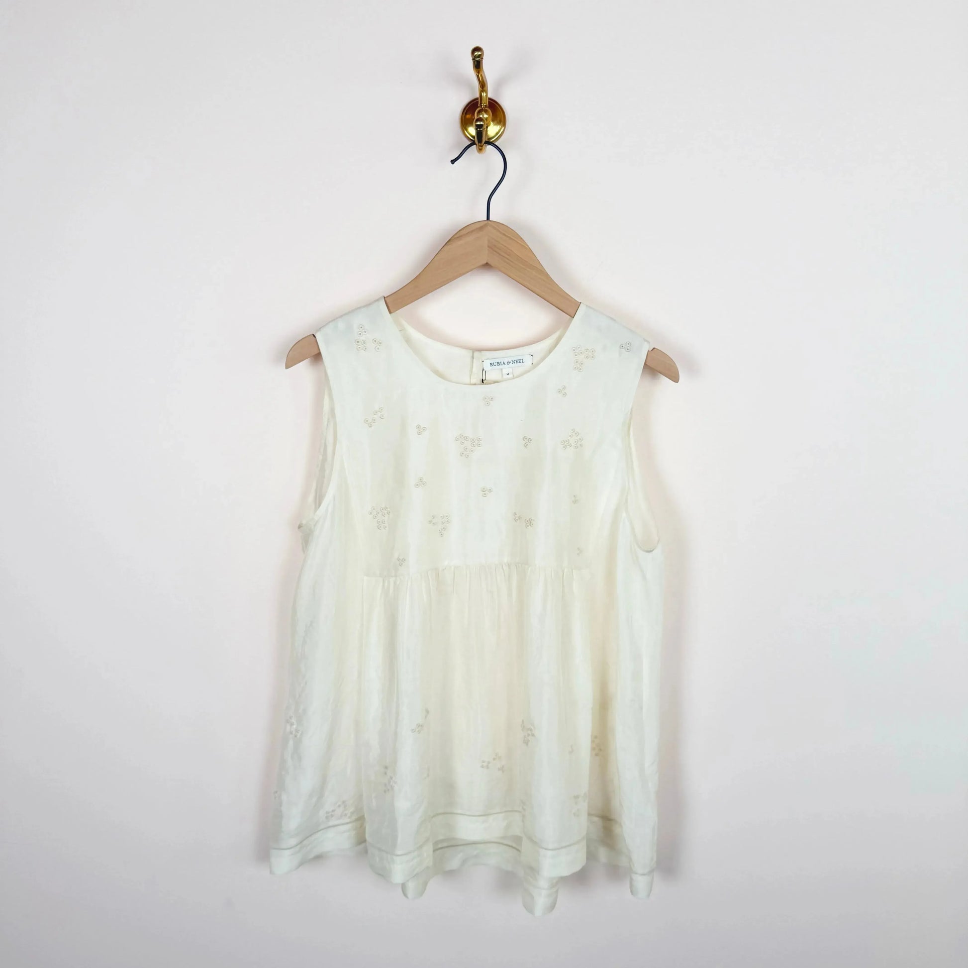 Audrey Top in Ivory-Tops-Rubia & Neel-eugenienewport
