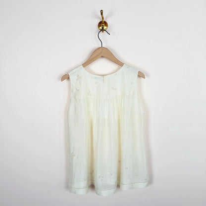 Audrey Top in Ivory-Tops-Rubia & Neel-eugenienewport