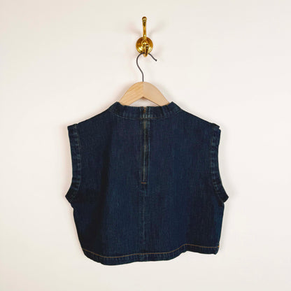 Bacchus Top in Muddy Indigo