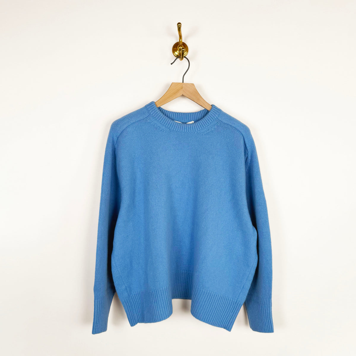 Balloon Sleeve Pullover in Azure