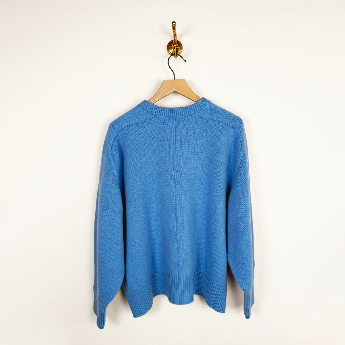 Balloon Sleeve Pullover in Azure