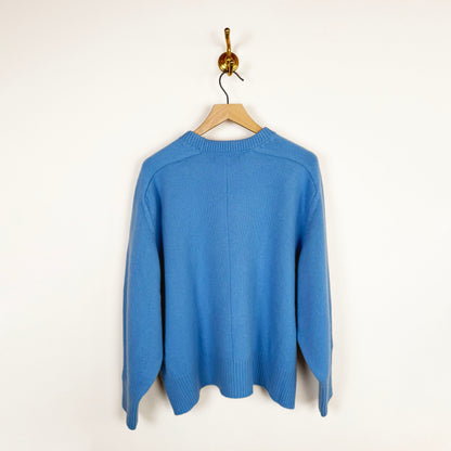Balloon Sleeve Pullover in Azure