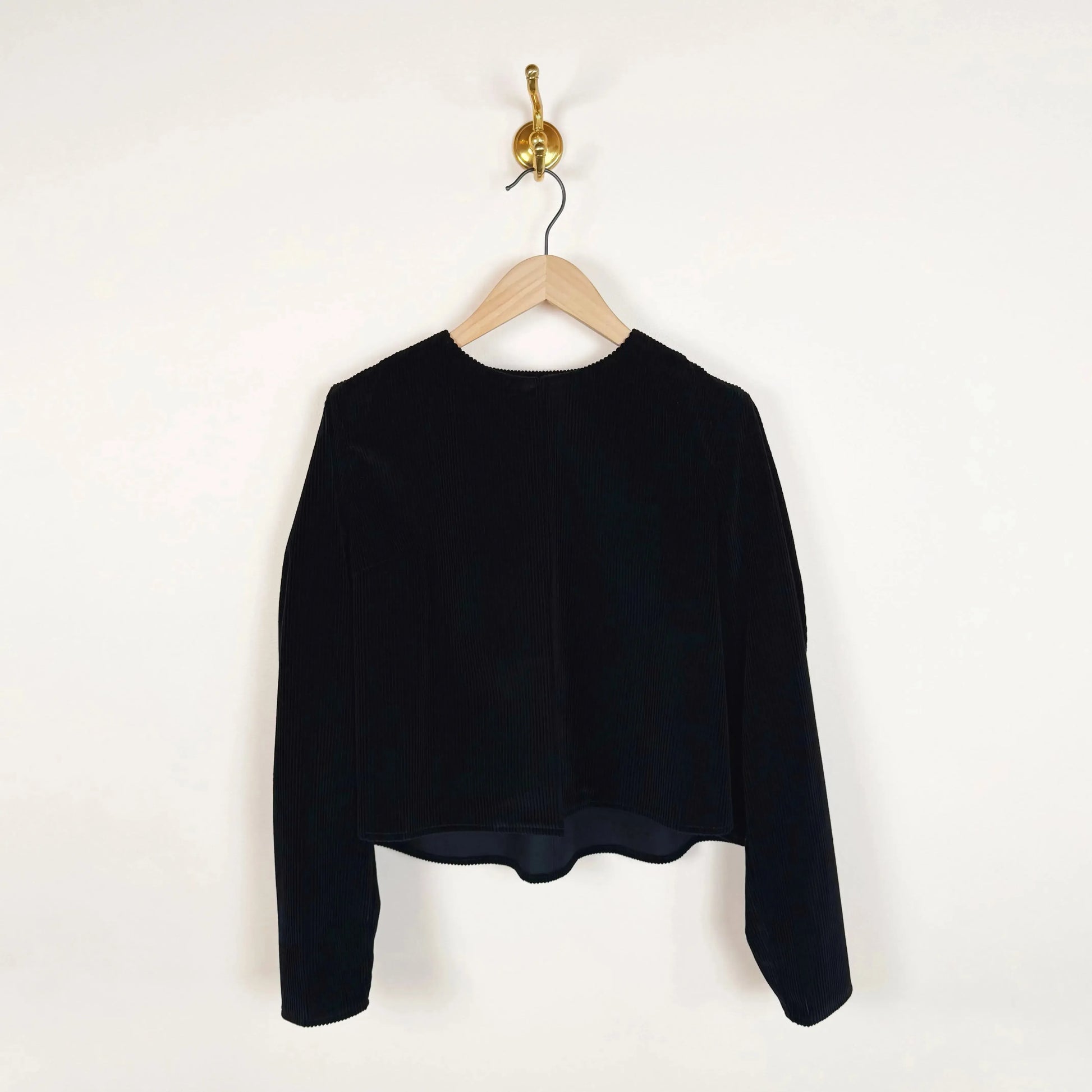 Benn Jacket in Black Cord-Jackets-Eleph-eugenienewport