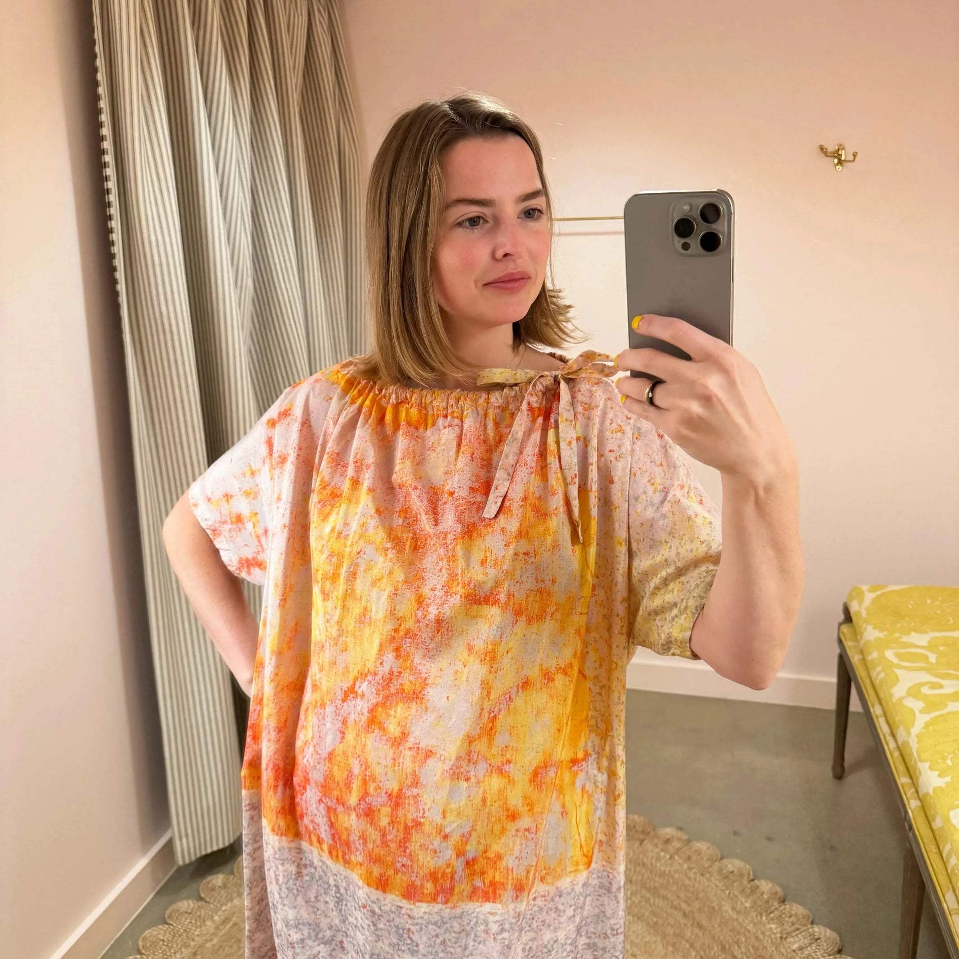 Big Dress in Print F-Dresses-Anntian-eugenienewport
