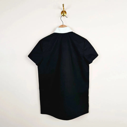 Black Polo Dress-Dresses-A Letter-eugenienewport