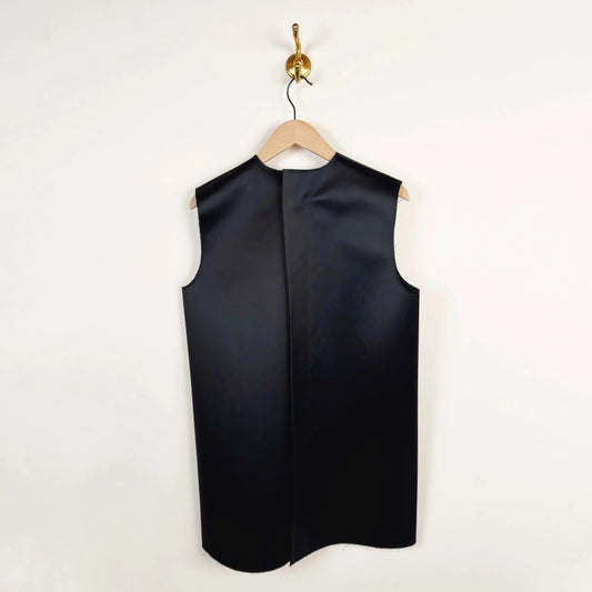Black Silk Dress-Dresses-A Letter-eugenienewport