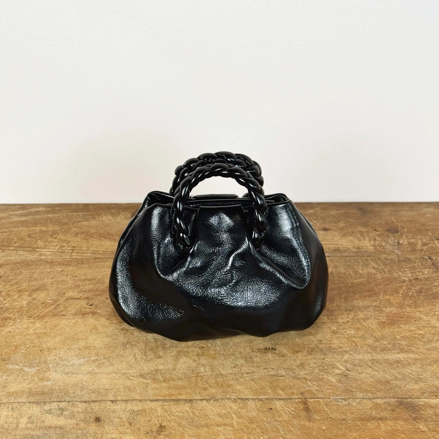 Bombon Crinkled Glossy in Black-Accessories-Hereu-eugenienewport