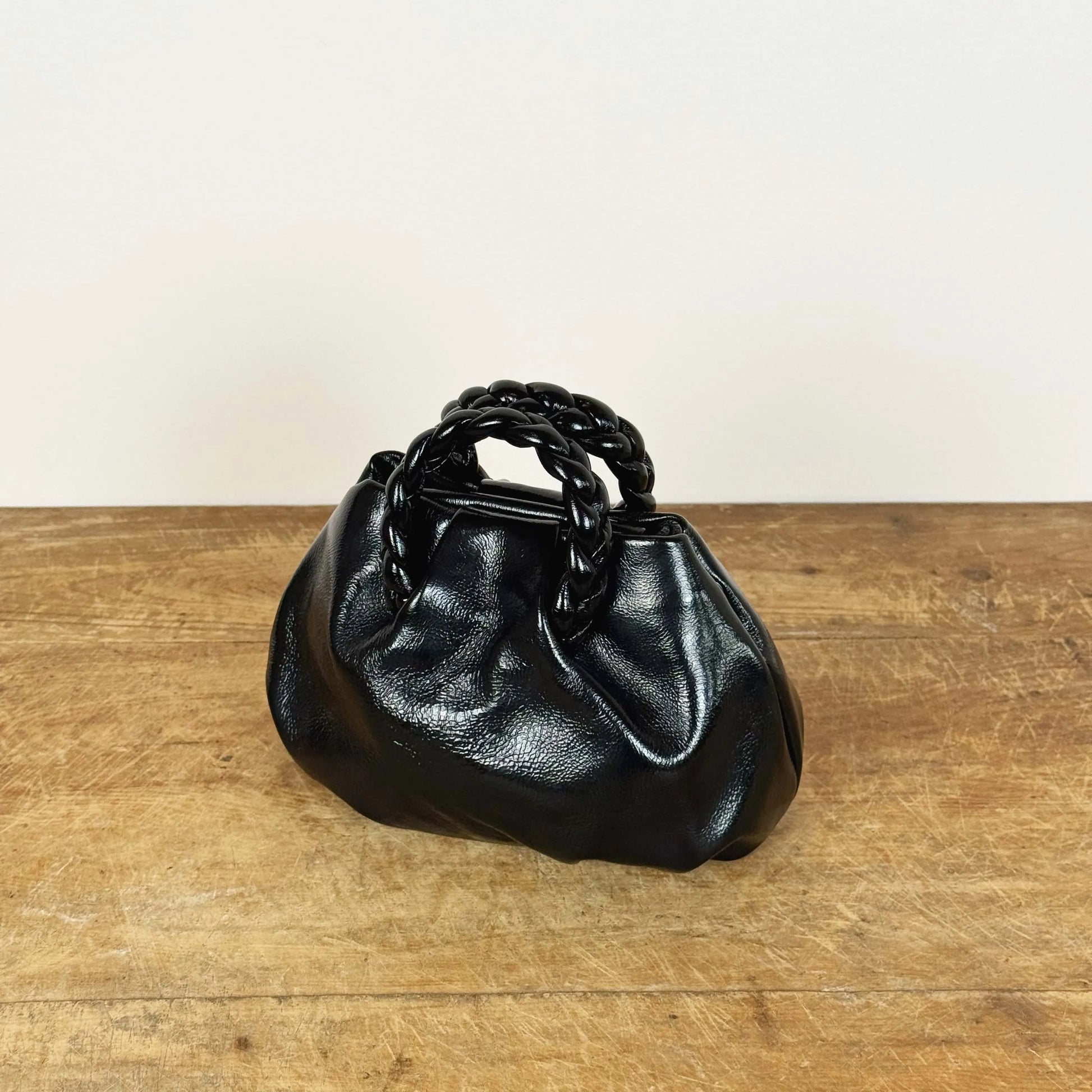 Bombon Crinkled Glossy in Black-Accessories-Hereu-eugenienewport