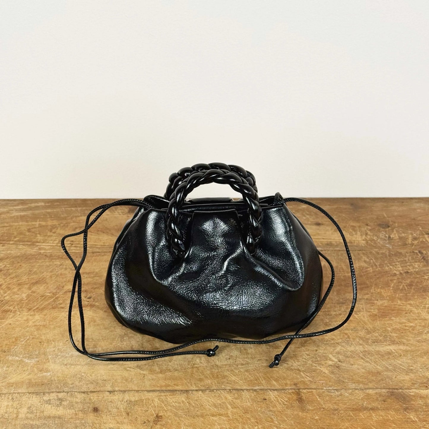 Bombon Crinkled Glossy in Black-Accessories-Hereu-eugenienewport