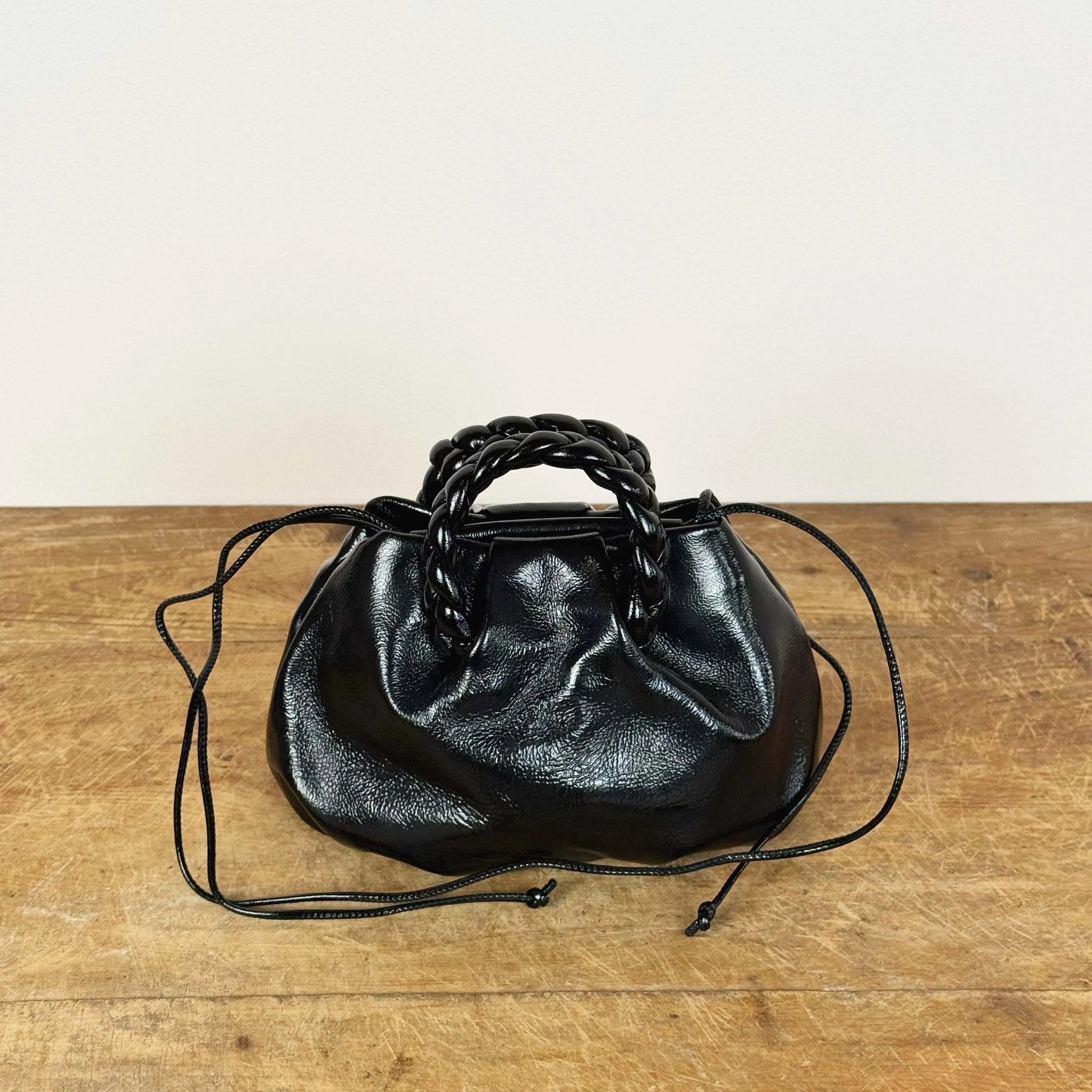 Bombon Crinkled Glossy in Black-Accessories-Hereu-eugenienewport