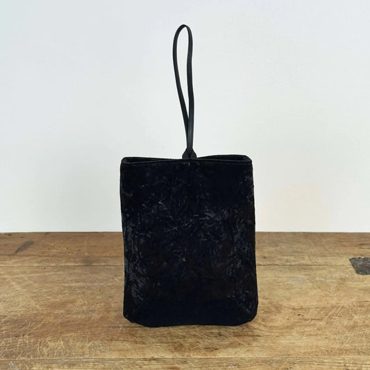Bundle Velvet Pouch in Black-Valesque-eugenienewport