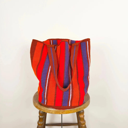 Cala Bag in Hazel Bright Red-Accessories-Guanabana-eugenienewport