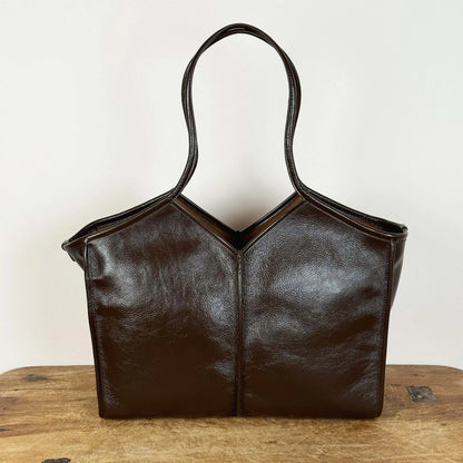 Calella Squared Medium Distressed in Dark Brown-Accessories-Hereu-eugenienewport