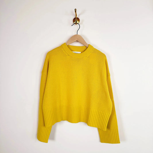 Campa Jumper in Yellow-Sweaters-Skall-eugenienewport