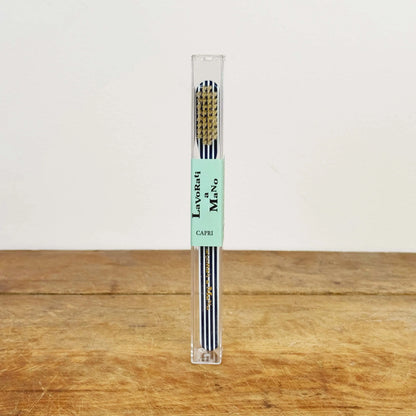 Capri Toothbrush-Apothecary-Lavorati a Mano-Navy-eugenienewport