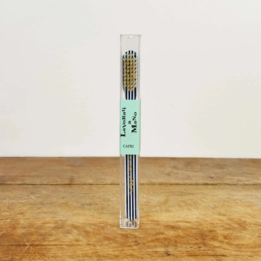 Capri Toothbrush-Apothecary-Lavorati a Mano-Navy-eugenienewport
