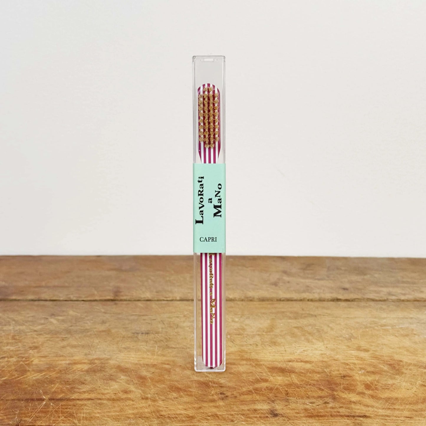 Capri Toothbrush-Apothecary-Lavorati a Mano-Burgundy-eugenienewport