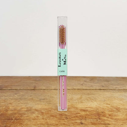Capri Toothbrush-Apothecary-Lavorati a Mano-Burgundy-eugenienewport
