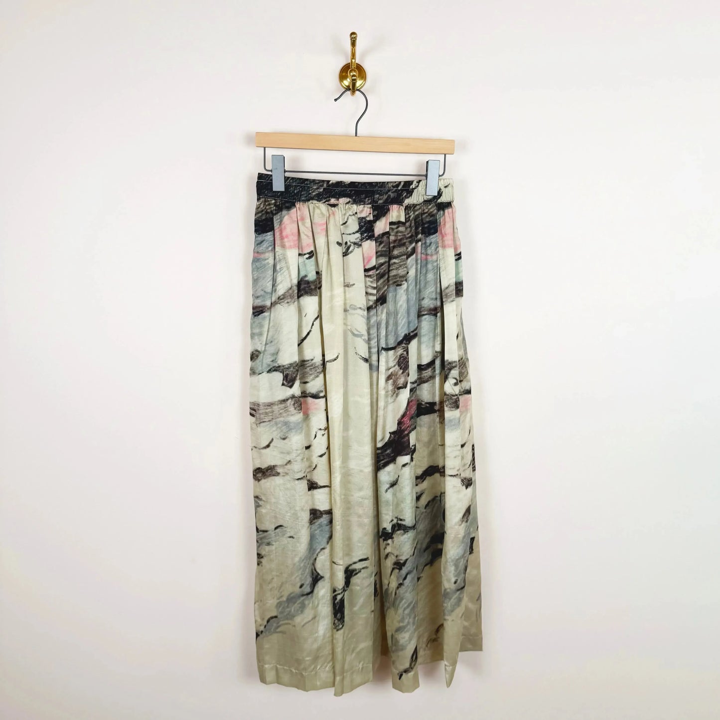 Cara Skirt in Passing Clouds-Skirts-Runaway Bicycle-eugenienewport