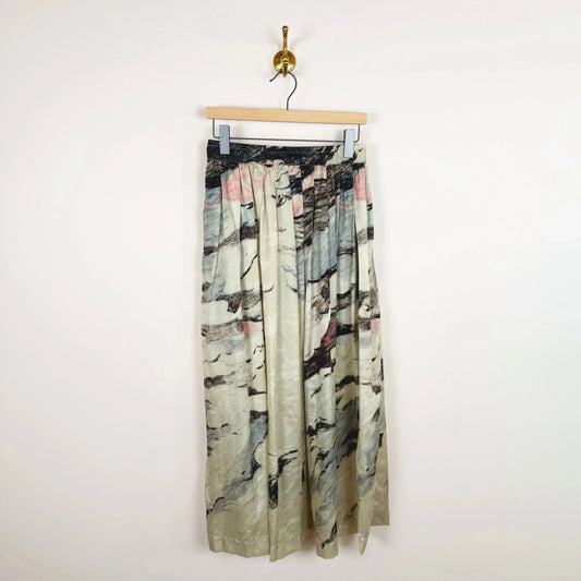 Cara Skirt in Passing Clouds-Skirts-Runaway Bicycle-eugenienewport
