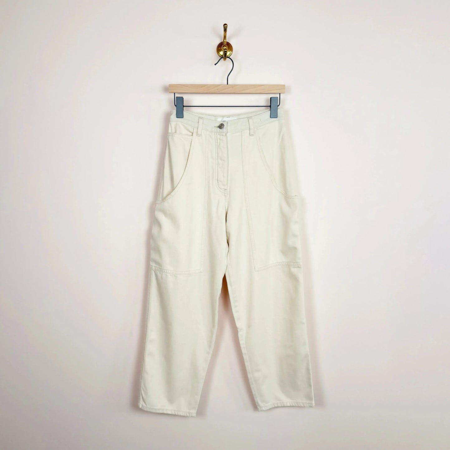 Cargo Barrel Jean in Natural-Pants-James Street-eugenienewport