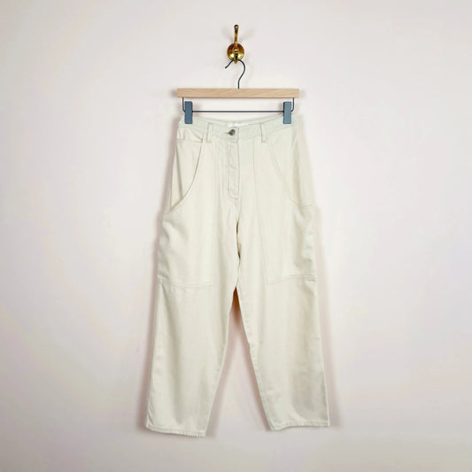 Cargo Barrel Jean in Natural-Pants-James Street-eugenienewport