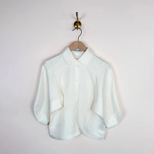 Case Shirt in White-Tops-Henrik Vibskov-eugenienewport