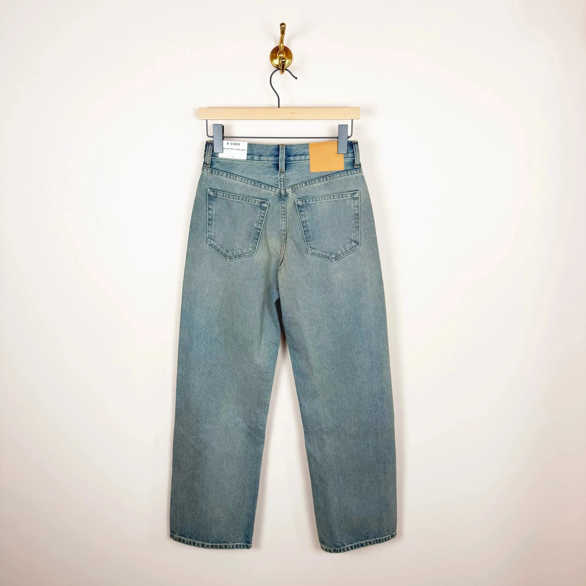 Charlot Split Hem Jean Ed Wash (29")-Denim-B Sides-eugenienewport