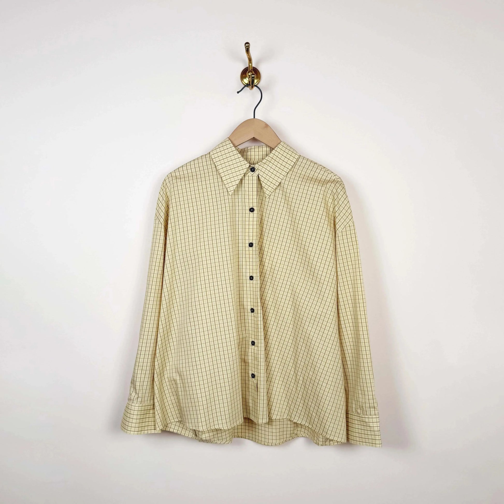 Checked Oversized Shirt-Tops-Cordera-eugenienewport