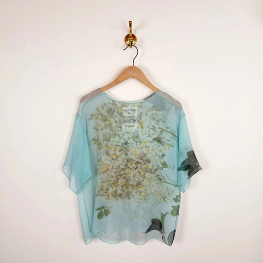 Chiffon T-Shirt in Print S-Tops-Anntian-eugenienewport