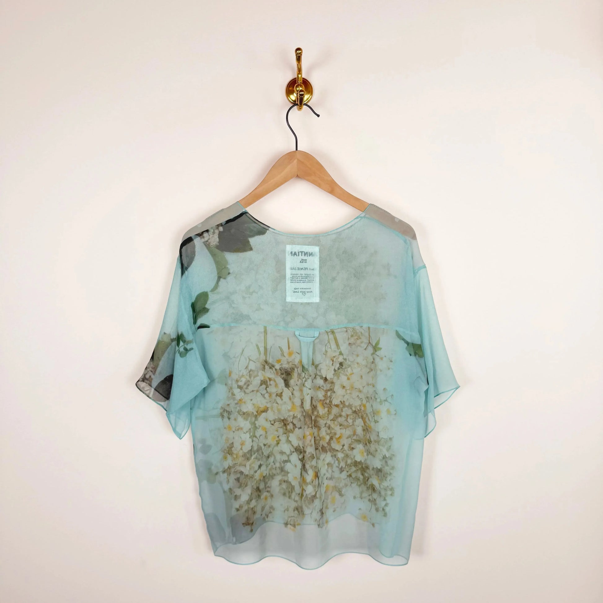 Chiffon T-Shirt in Print S-Tops-Anntian-eugenienewport
