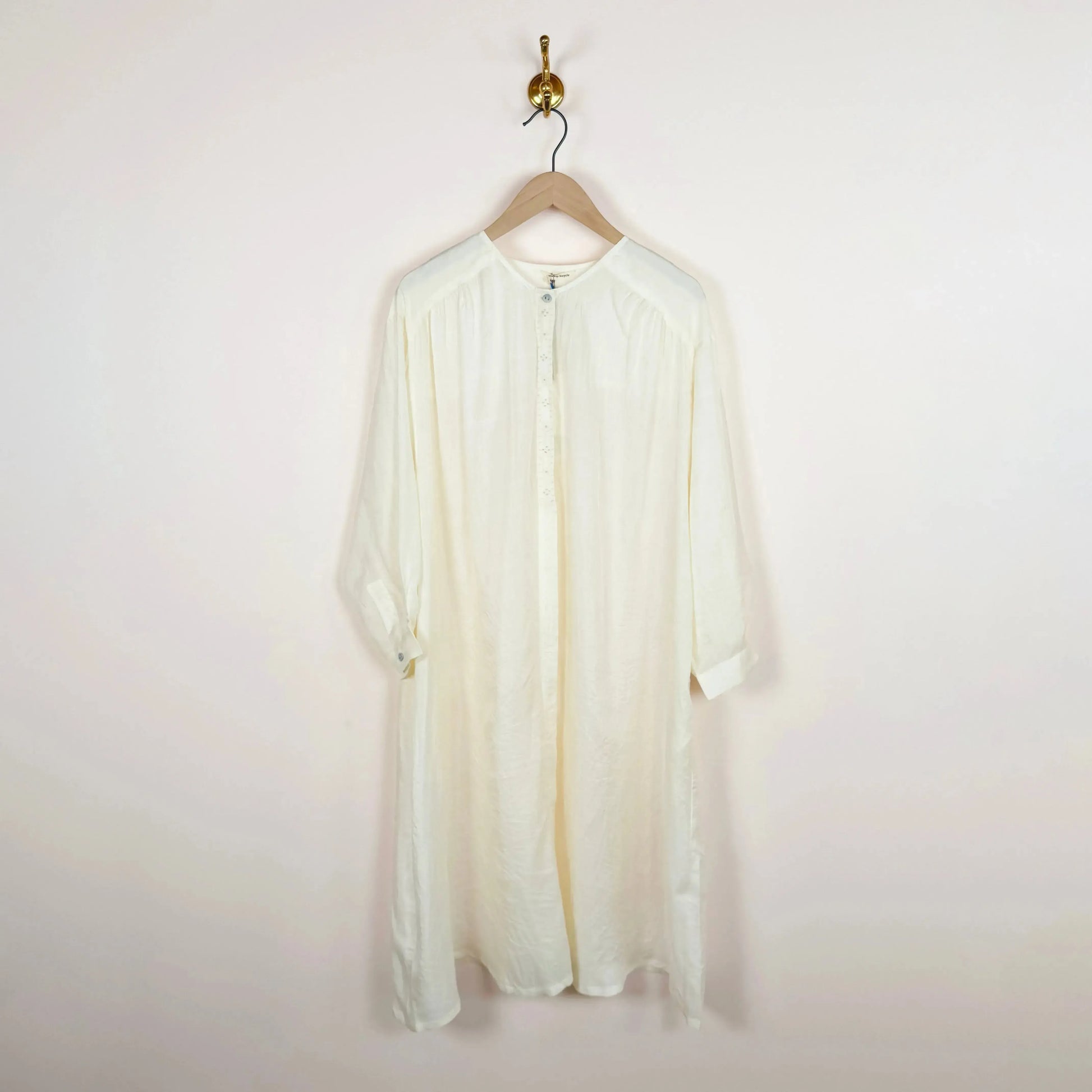 Clara Dress in White-Dresses-Runaway Bicycle-eugenienewport
