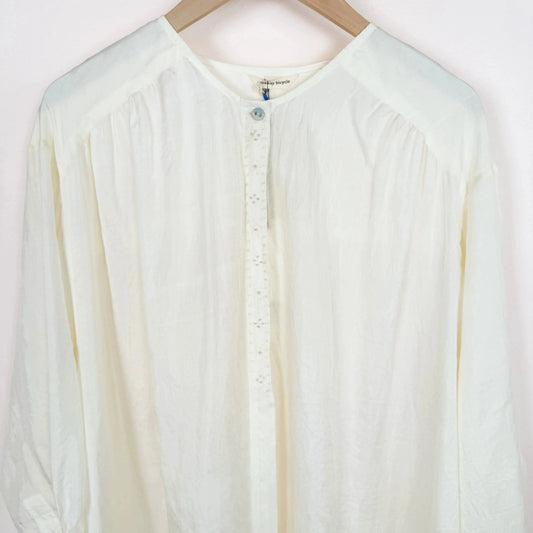 Clara Dress in White-Dresses-Runaway Bicycle-eugenienewport