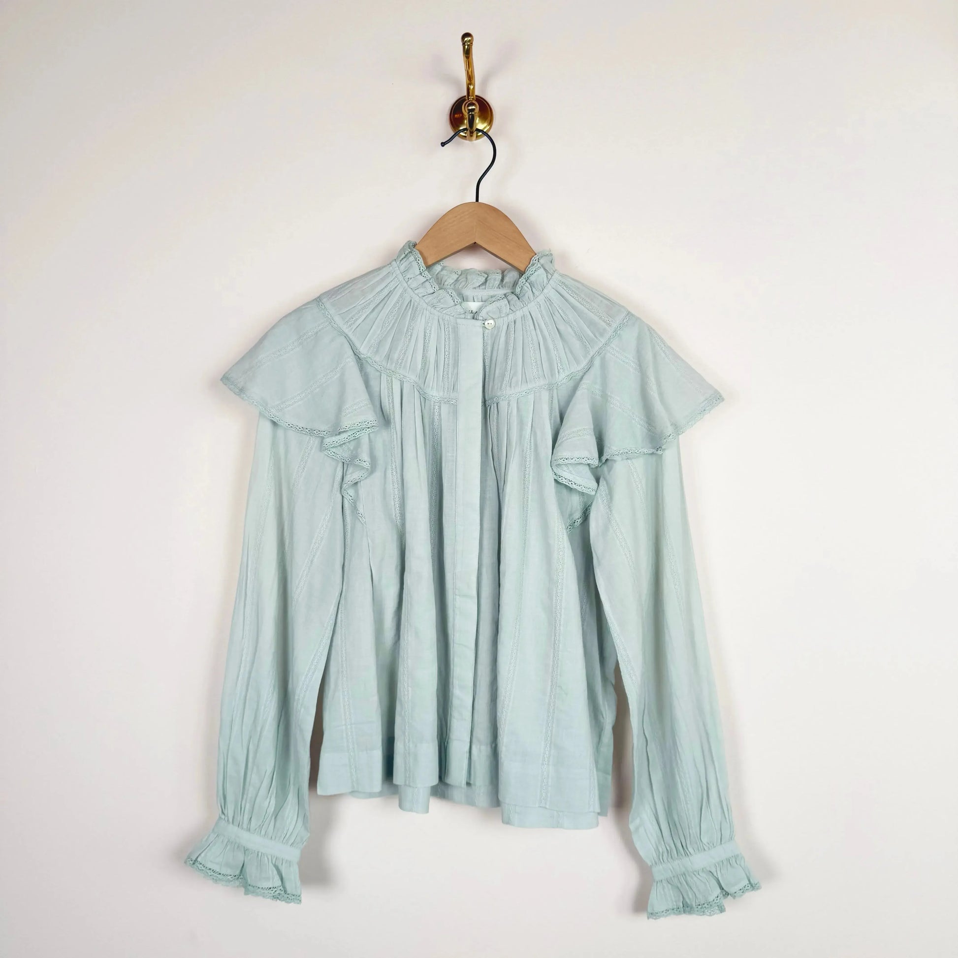 Clea Shirt in Light Aqua-Tops-Skall-eugenienewport