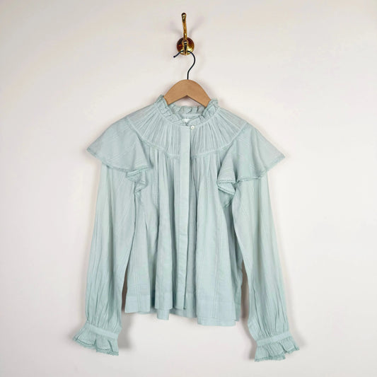 Clea Shirt in Light Aqua-Tops-Skall-eugenienewport