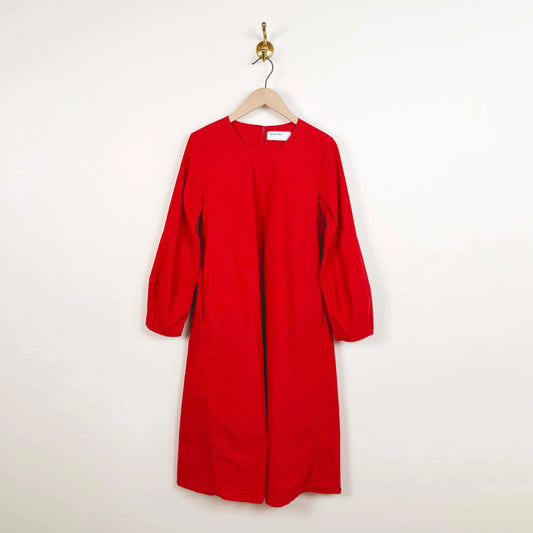 Corot Dress in Crimson-Dresses-Fabiana Pigna-eugenienewport