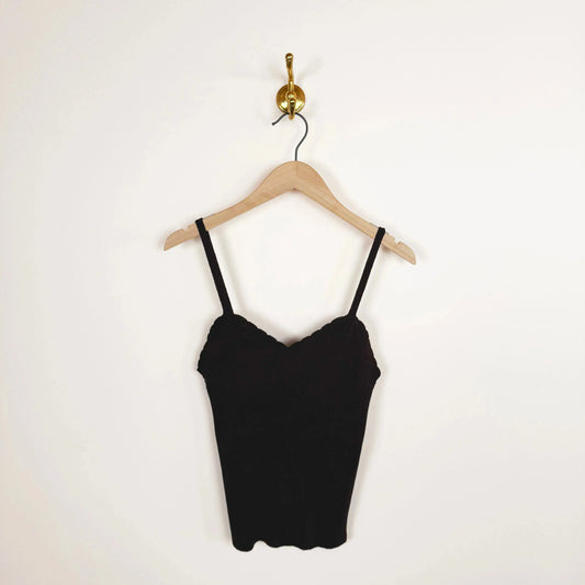 Cotton & Silk Ribbed Tank Top-Tops-Cordera-eugenienewport