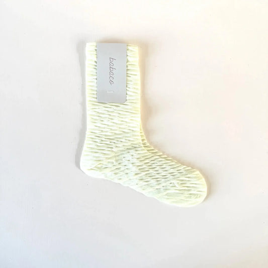 Crushed Socks in Cream-Accessories-Babaco-eugenienewport