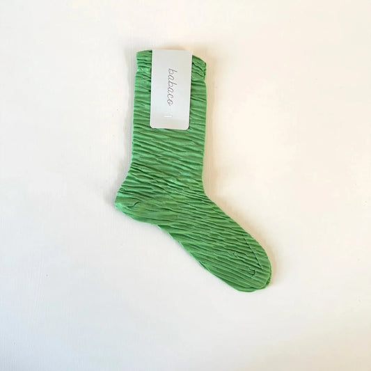 Crushed Socks in Lime-Accessories-Babaco-eugenienewport