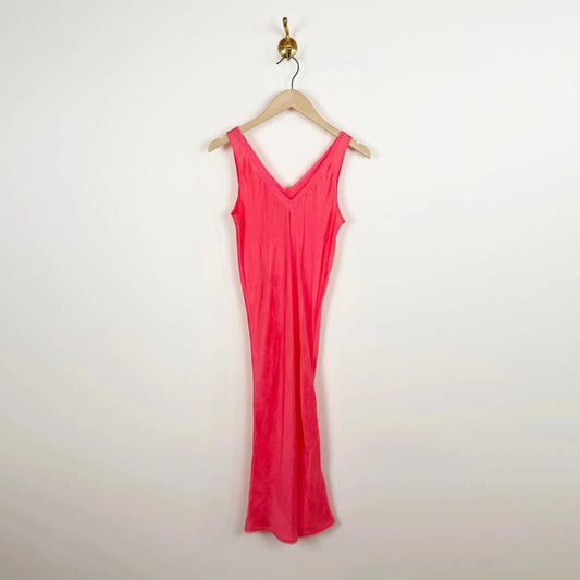 Daphne Long Dress in Deep Pink-Dresses-Rubia & Neel-eugenienewport