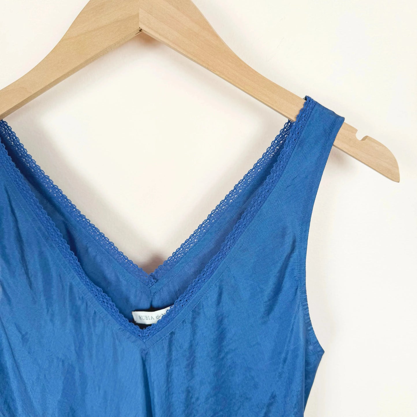 Daphne Long Dress in Medium Indigo-Dresses-Rubia & Neel-eugenienewport