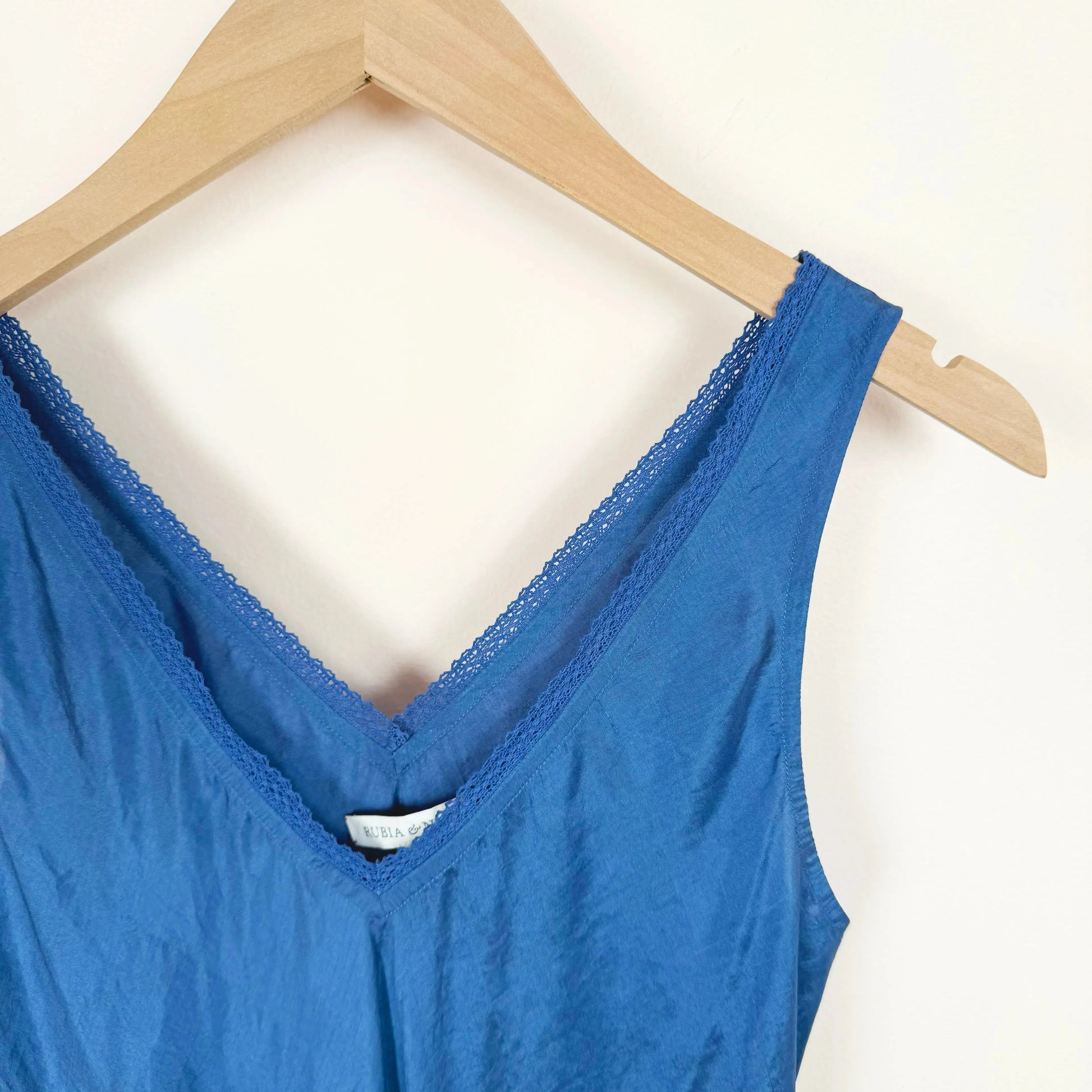Daphne Long Dress in Medium Indigo-Dresses-Rubia & Neel-eugenienewport