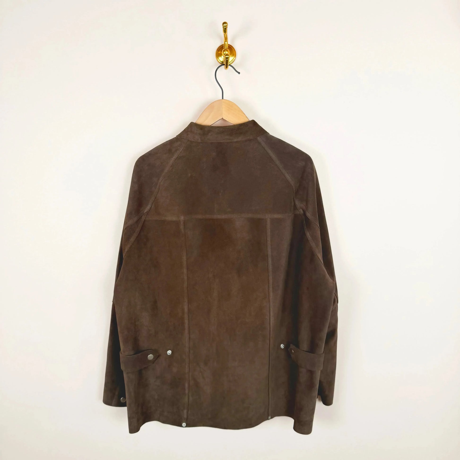 Dash Jacket in Suede Grey-Jackets-Studio Nicholson-eugenienewport