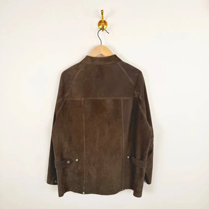 Dash Jacket in Suede Grey-Jackets-Studio Nicholson-eugenienewport