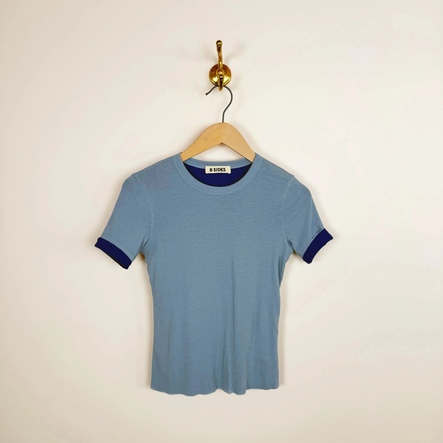Double Tee in Light Blue-T-Shirts-B Sides-eugenienewport