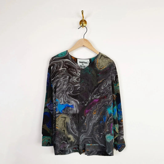 Easy Blouse in Print D-Tops-Anntian-eugenienewport