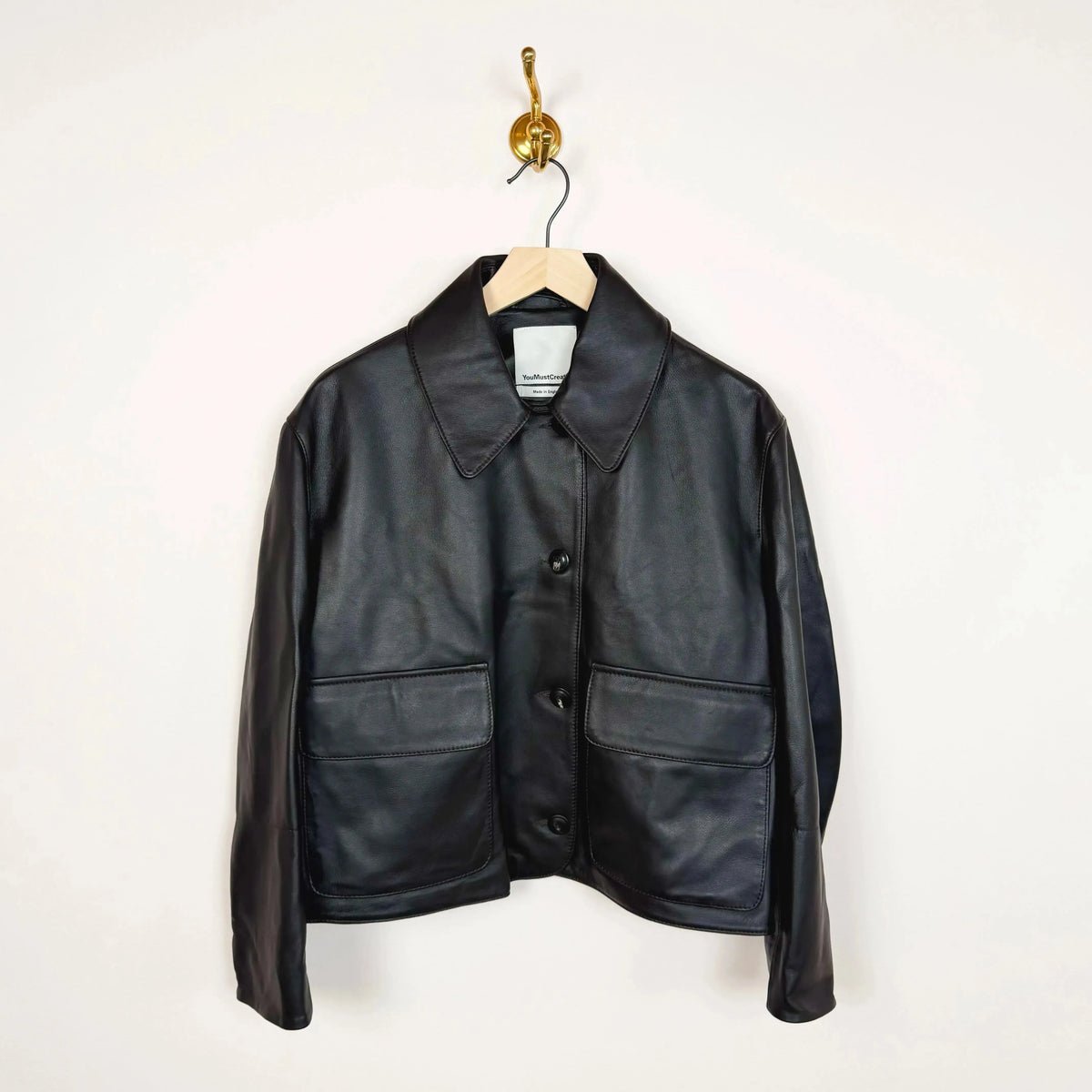 Edge Jacket in Dark Brown-Jackets-YouMustCreate-eugenienewport