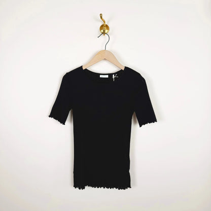Edie Tee in Black-T-Shirts-Skall-eugenienewport
