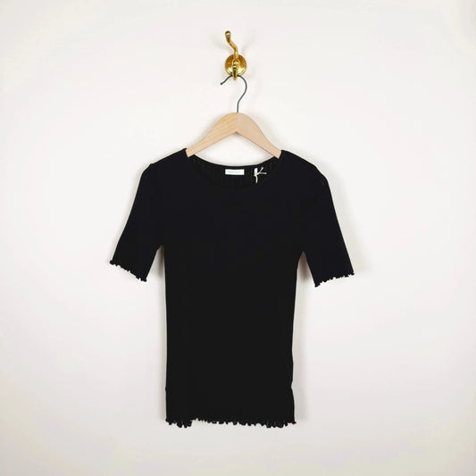 Edie Tee in Black-T-Shirts-Skall-eugenienewport