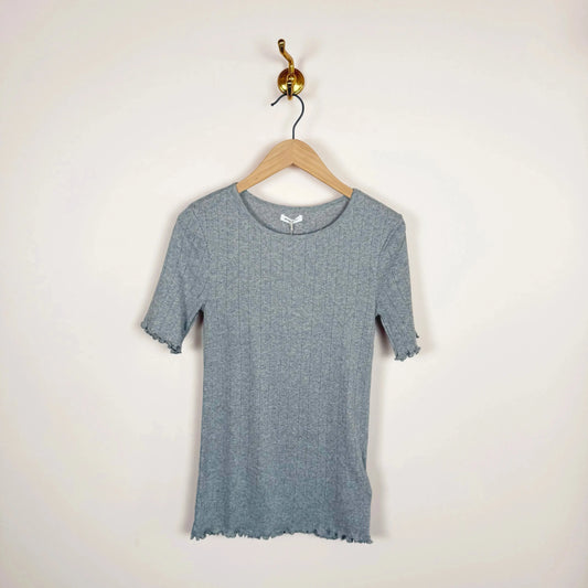 Edie Tee in Grey-T-Shirts-Skall-eugenienewport